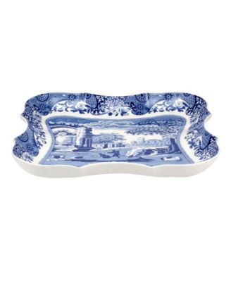 Blue Italian Large Devonia Tray
