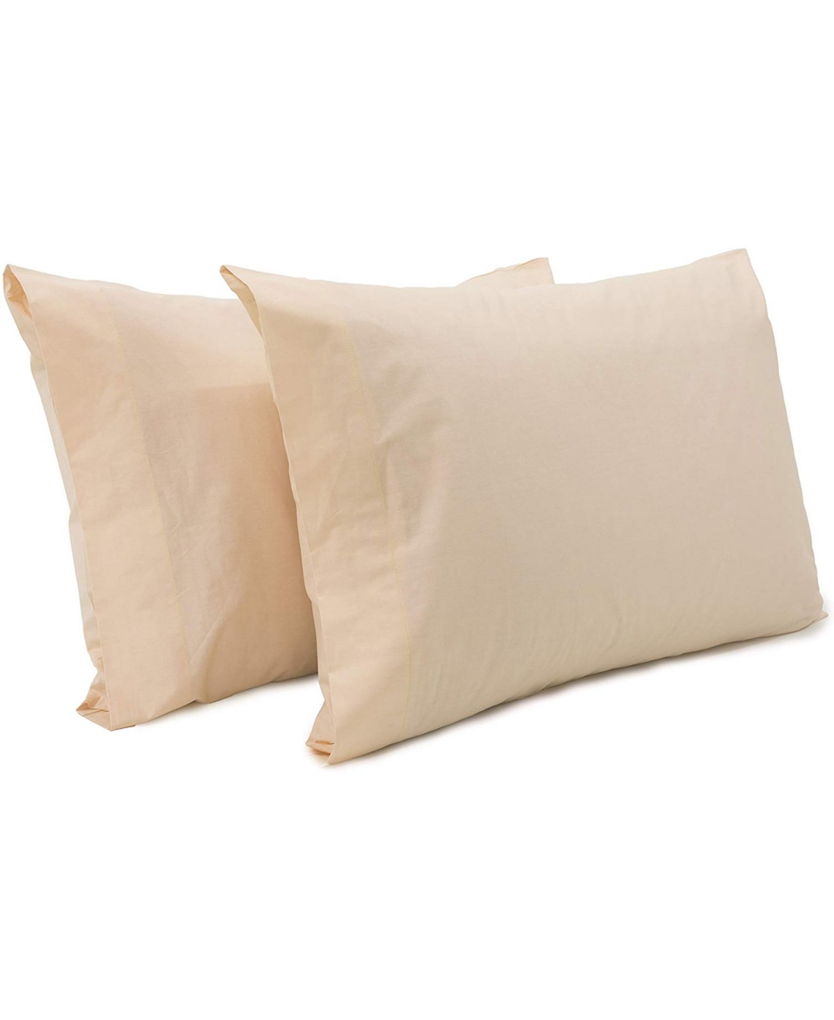 Superity Linen 100% Premium Cotton Pillow Cases - Soft and Breatheable - Open Enclosure - - Stone