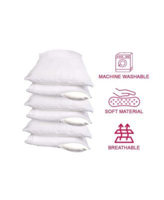 Waterproof Zippered Pillow Protector - Standard Size - 6 Pack