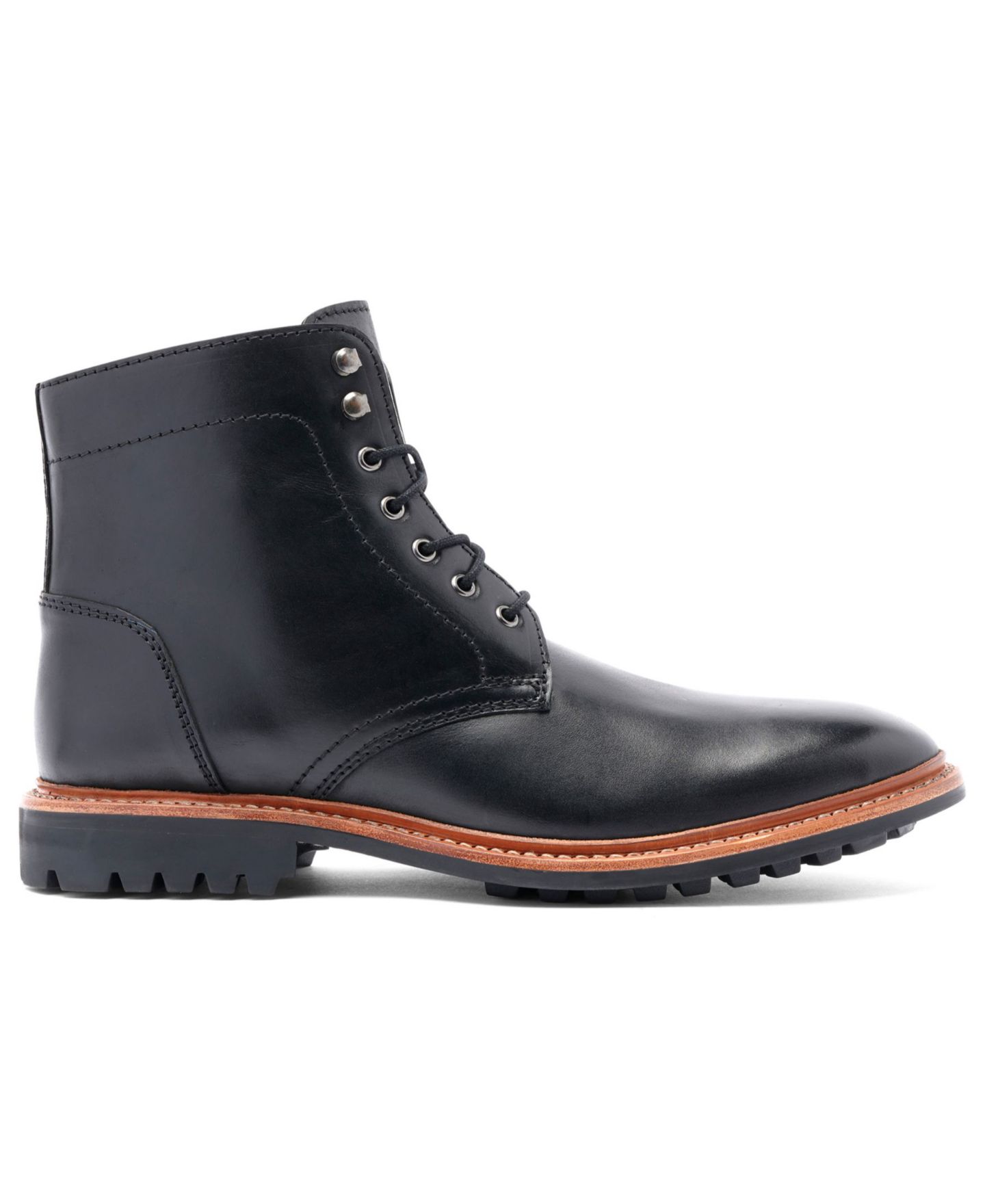 Мужские ботинки Anthony Veer Lincoln Rugged 6" Lace-Up, цвет: Чёрный — фото 2