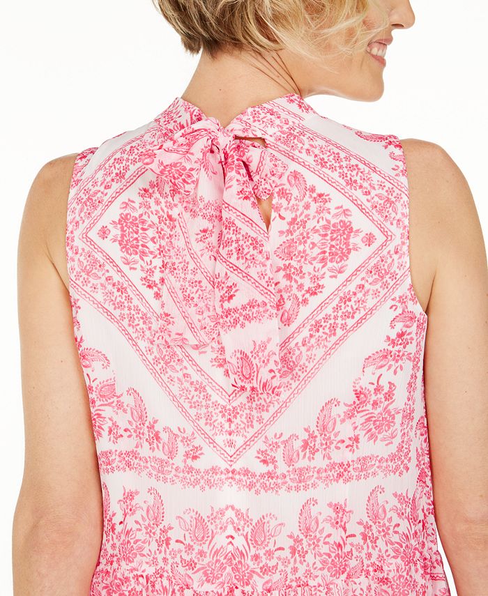 Calvin Klein Bandana Print Swing Dress Macy s