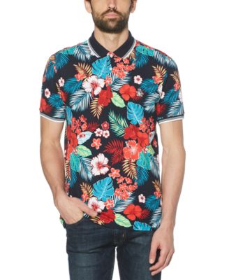 floral polo shirt mens