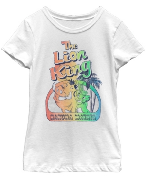 Big Girls Lion King Retro Lion King Short Sleeve T-shirt