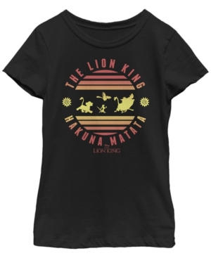 Big Girls Lion King Hakuna Circle Short Sleeve T-shirt