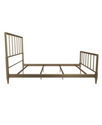 CosmoLiving By Cosmopolitan Blair Brass Metal Bed, Full - Macy's