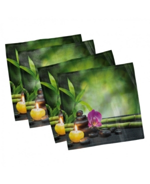 Ambesonne Spa Set of 4 Napkins 12