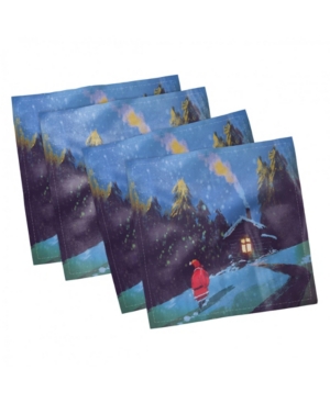 Ambesonne Fantasy Set of 4 Napkins 12