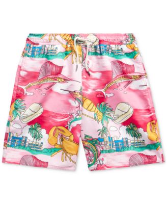 macys polo swim trunks