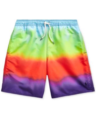 macys polo swim trunks