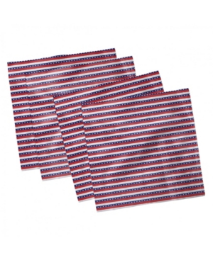 Ambesonne 4th of July Set of 4 Napkins 12