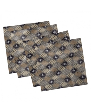 Ambesonne Asian Set of 4 Napkins 12