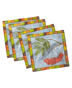Ambesonne Christmas Set of 4 Napkins 12