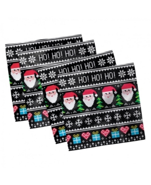 Ambesonne Christmas Set of 4 Napkins 18