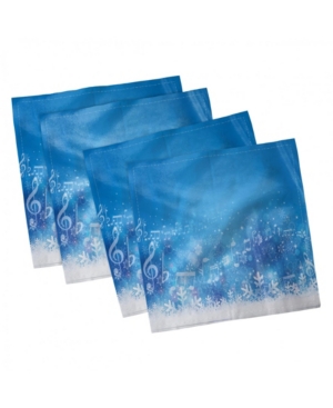 Ambesonne Winter Set of 4 Napkins 18