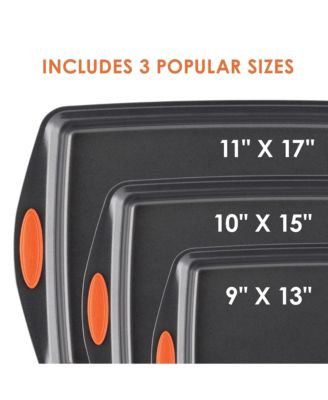 Yum-o! Oven Lovin' 3-Piece Nonstick Cookie Pan Set