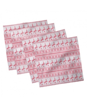 Ambesonne Nordic Set of 4 Napkins 18
