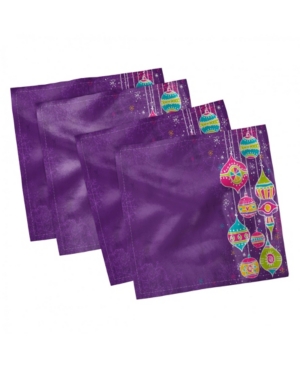 Ambesonne Christmas Set of 4 Napkins 18