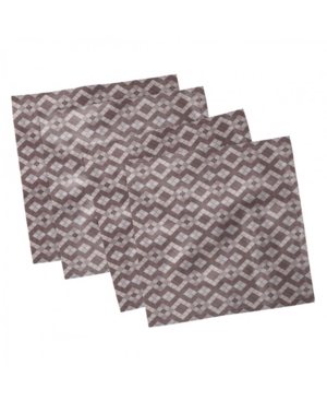 Ambesonne Geometric Set of 4 Napkins 18