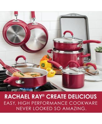 Create Delicious Aluminum Nonstick Cookware Set, 13 Piece