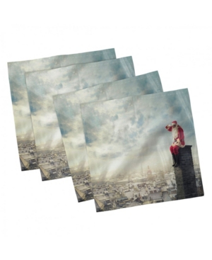 Ambesonne Christmas Set of 4 Napkins 18