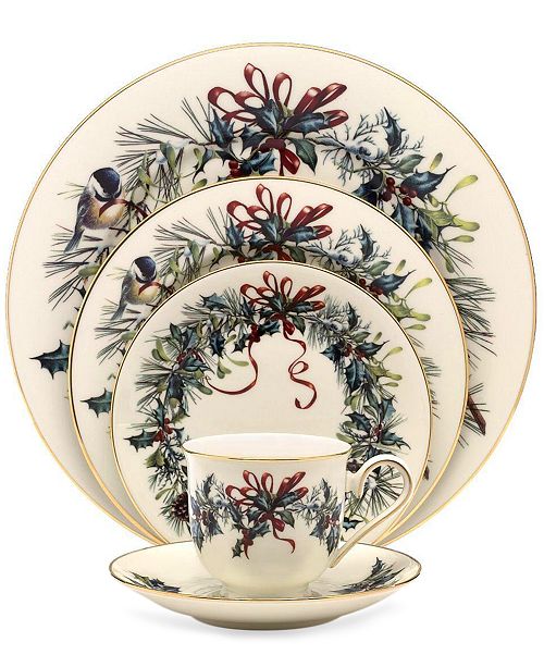Lenox Winter Greetings 5 Piece Place Setting Reviews Fine China