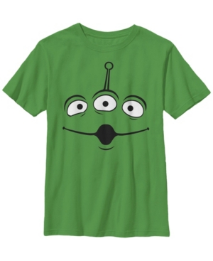 Fifth Sun Disney Pixar Toy Story Big Boys Aliens Face Short Sleeve T-Shirt