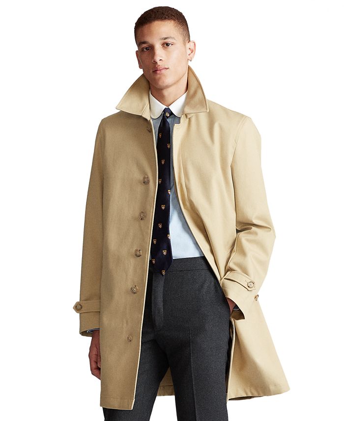 Polo Ralph Lauren Men's Cotton Gabardine Trench Coat & Reviews - Coats &  Jackets - Men - Macy's