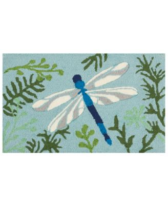 Nourison - Hand Hooked Dragonfly Accent Rug 18"x30"
