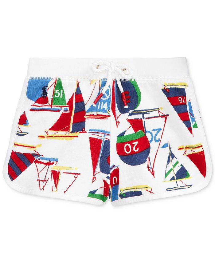 Cotton french terry shorts polo 2025