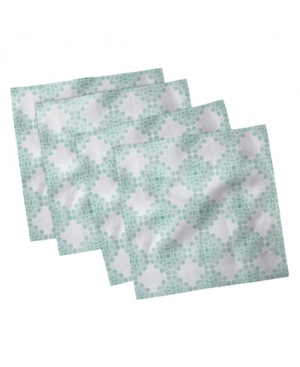 Ambesonne Floral Set of 4 Napkins 18