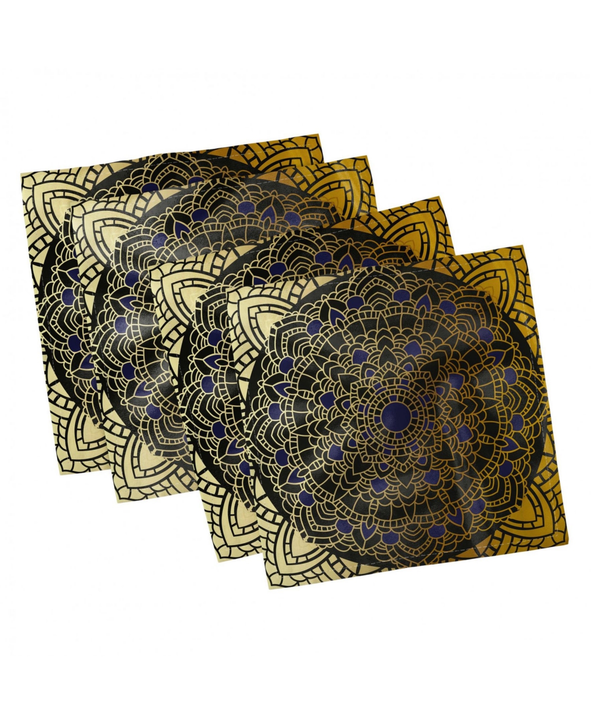 AMBESONNE MANDALA SET OF 4 NAPKINS, 18" X 18"