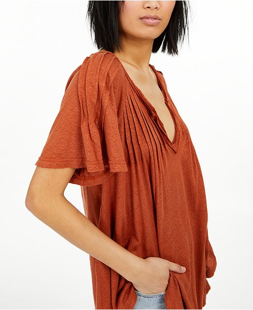 Free People Lovely Day T Shirt Reviews Tops Women Macy S