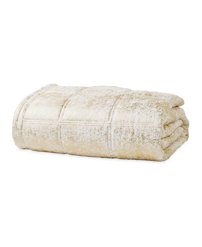 Michael Aram CLOSEOUT! Metallic Textured Coverlet King Quilt Macy's