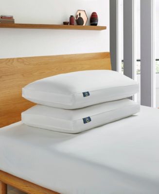 Serta White Goose Feather & Down 2-Pack King Pillows - Macy's
