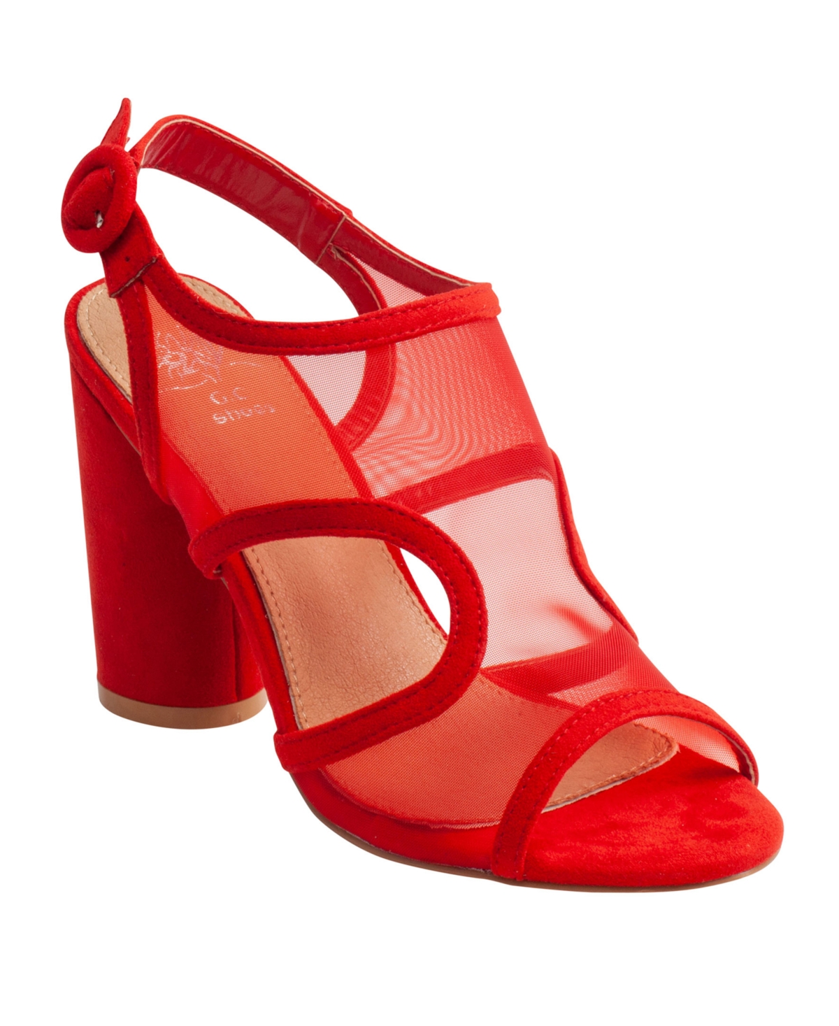 Claire Heeled Sandal - Red