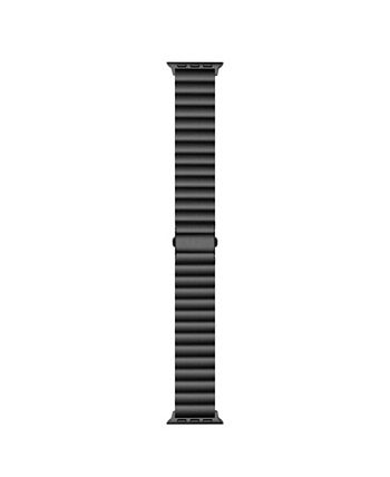 Posh Tech - Men and Women Black Stainless Steel Replacement Band for Apple Watch with Removable Links, 38mm