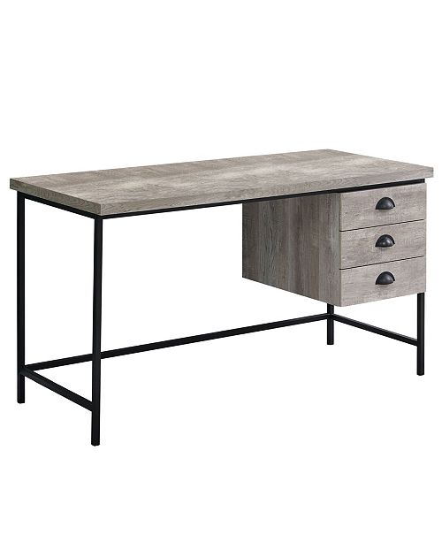 Monarch Specialties Computer Desk 55 L Reclaimed Reviews Furniture Macy S