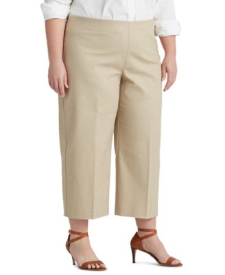 plus size cotton pants