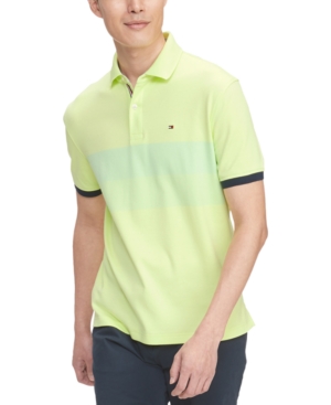 Tommy Hilfiger Men's Classic-Fit Brooks Colorblocked Stripe Polo Shirt