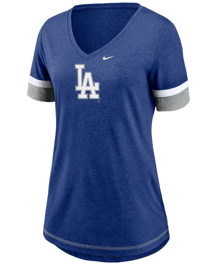 Nike Los Angeles Dodgers Women's Tri-Blend Fan T-Shirt - Macy's