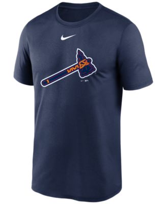 Nike Men's Heathered Charcoal Atlanta Braves Local Rep Legend Performance T- shirt - Macy's