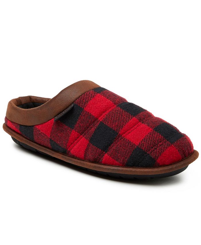Dearfoams Men's Asher Quilted Clog Slippers - Macy's
