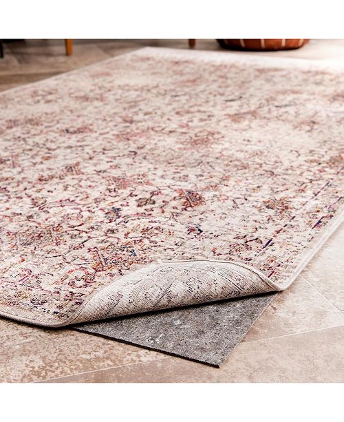 Nuloom Low Profile Pad Premium Basketweave Non Slip Grip Gray 8 X 10 Area Rug Reviews Rugs Macy S