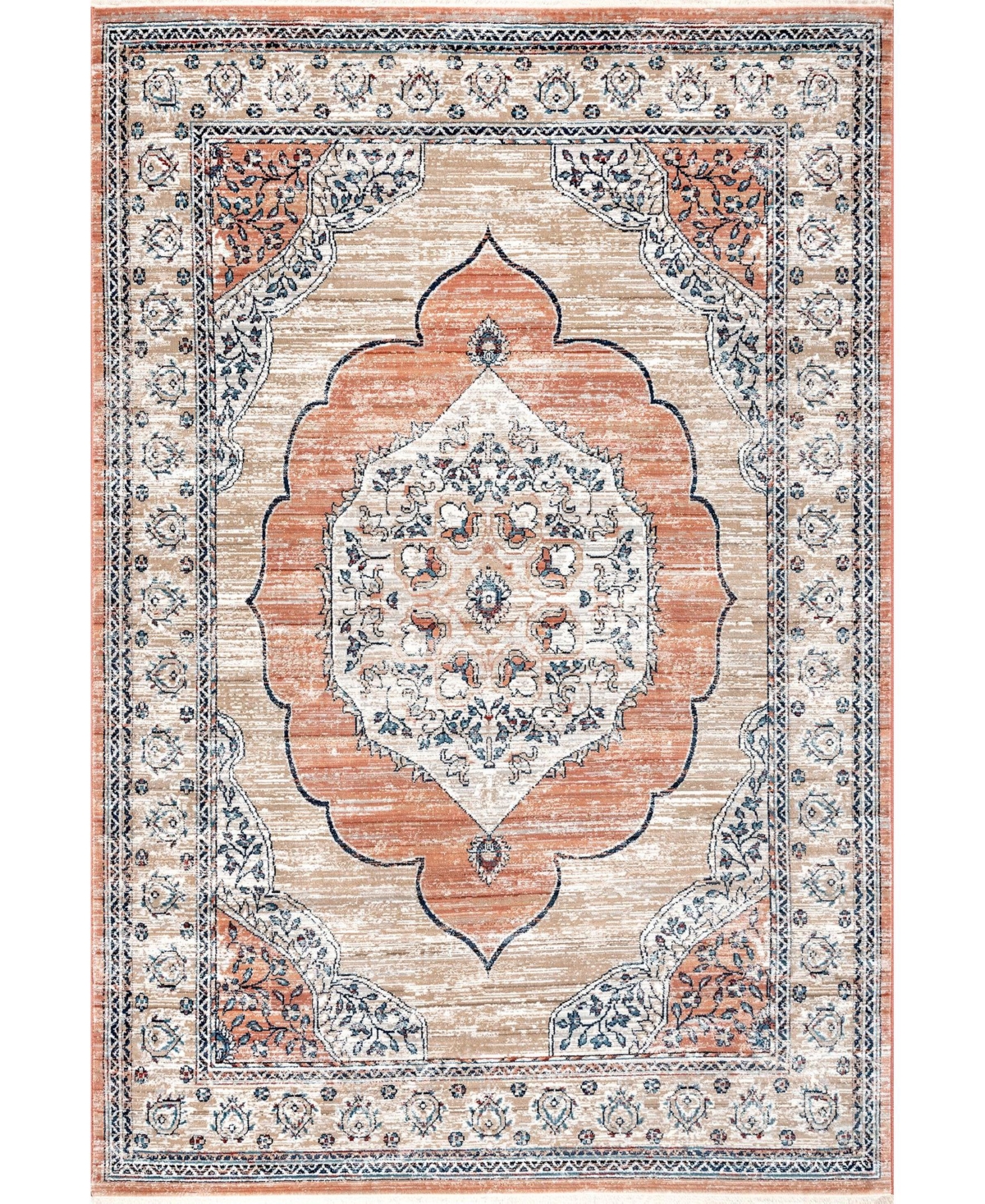 nuLoom Selina Noreen Oriental Beige 8' x 10' Area Rug - Beige