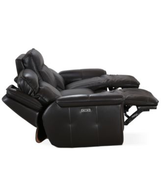 Lenardo 3-Pc. Leather Sofa with 2 Power Motion Recliners, Created for Macy's