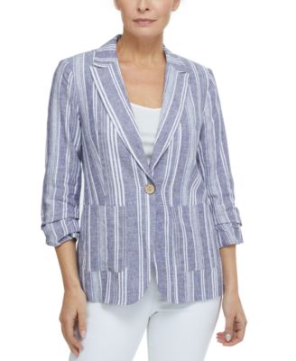macys linen jacket