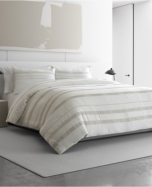 Vera Wang Pucker Grid King Duvet Cover Set Reviews Duvet