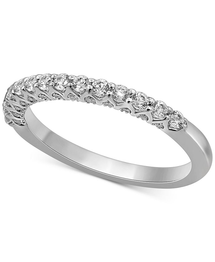 Macy s Diamond Band 1 2 ct. t.w. in 14k White Gold Macy s
