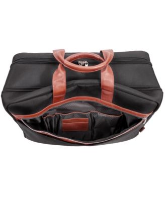 Wellington 21" Two-Tone Dual-Compartment Laptop Tablet Carry-All Duffel