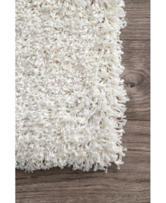 Easy Shag Marleen Plush White Rug